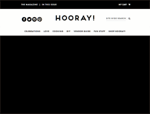 Tablet Screenshot of hooraymag.com